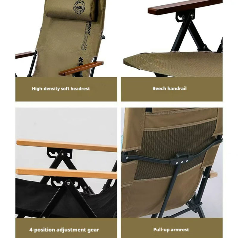 Folding High Back Beach Campin - Outdoor Sport Chairs 评论和价格