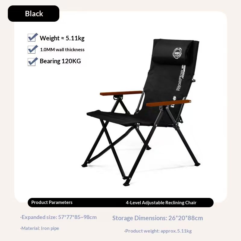 Folding High Back Beach Campin - Outdoor Sport Chairs 评论和价格