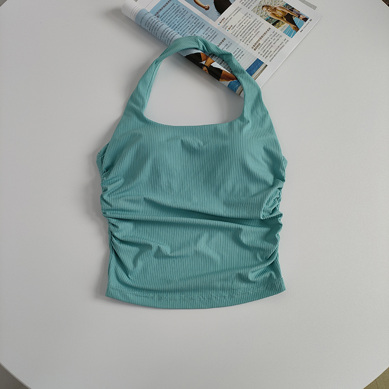 Women's Gym Seamless Halter Ne - Trail Running Vest 评论和价格