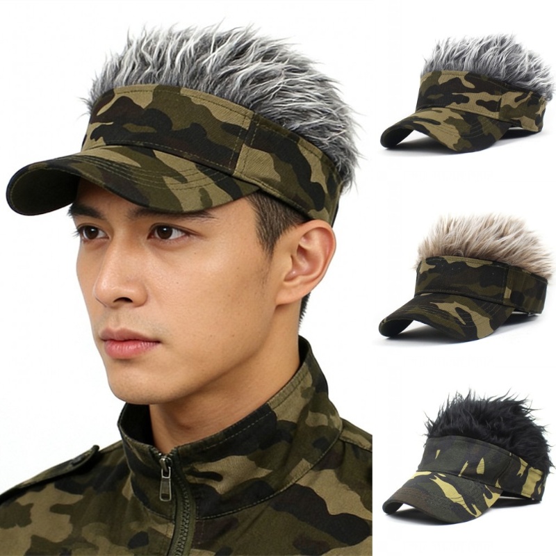 Army Green Camouflage Printed  - Outdoor Sport Hat 评论和价格