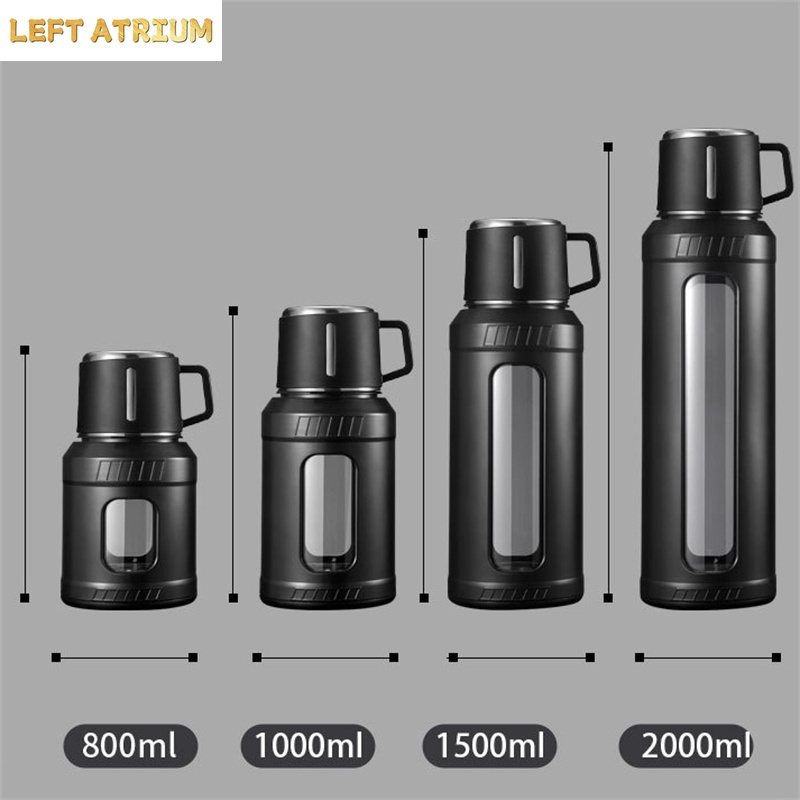 Large Capacity 2L Glass Water  - Outdoor Sport Glass Water Bottle 评论和价格